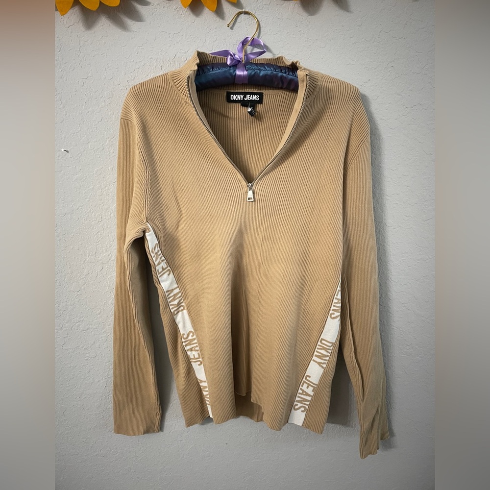 DKNY Jeans - Camel Pullover Size XL